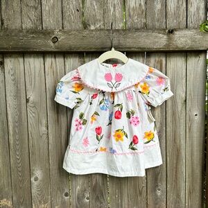 VINTAGE Kid’s Dress 12M With Original Tags Flower